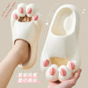 Women's Kawaii Cat Claw Design Slides, Lightweight Closed Toe Slip On Shoes, Women's Casual Indoor Shoes